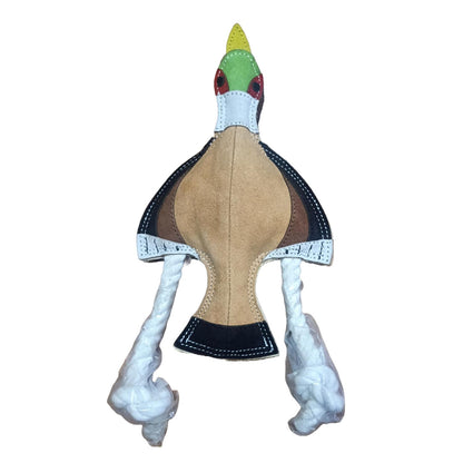 Fuzzl Eco Leather Pip Pheasant – Durable Dog Toy