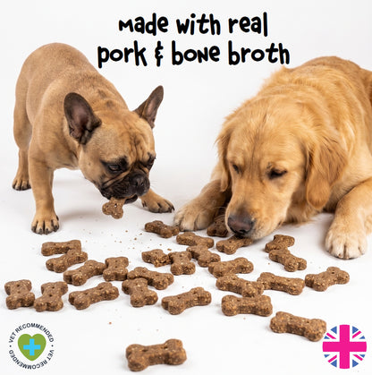 Fuzzl Broth Co. | Pork Bone Broth & Apple Dog Treats (1kg Bulk Tub)