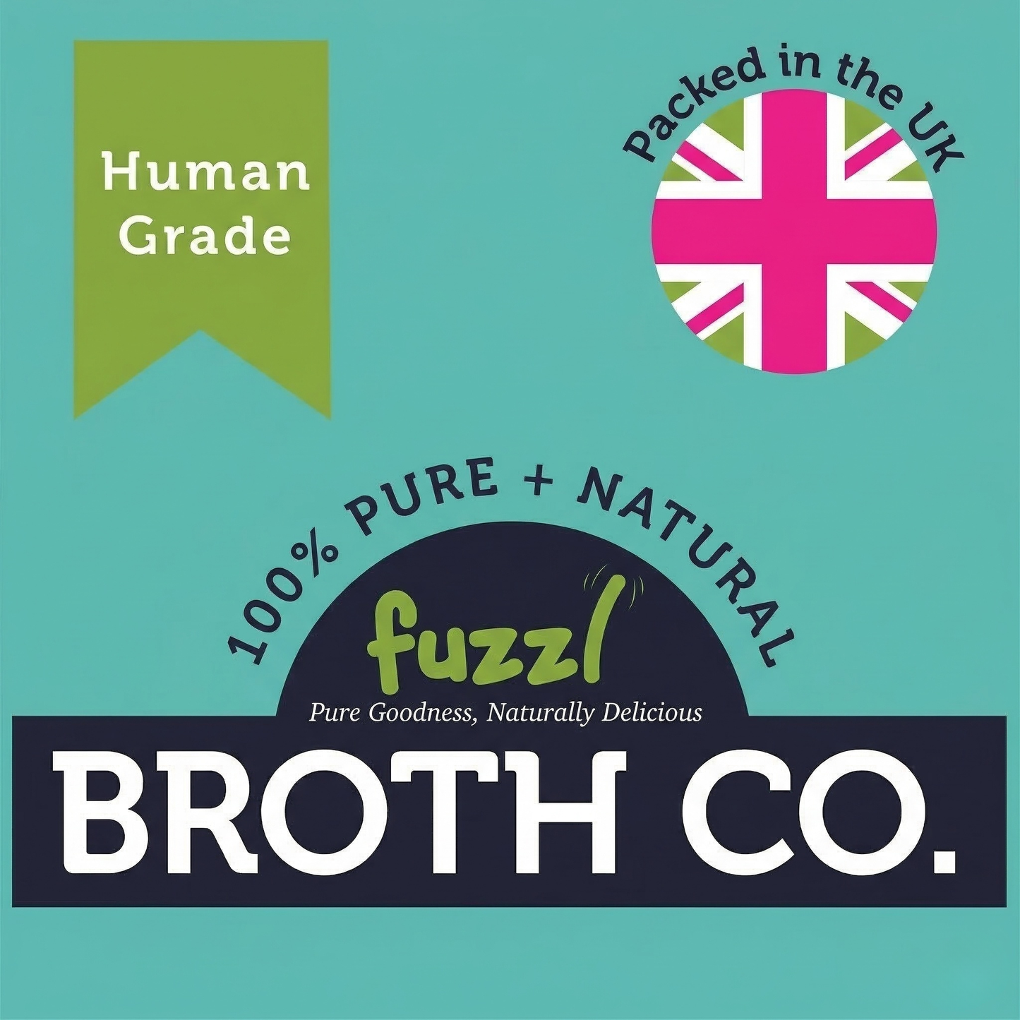 Fuzzl Broth Co. Pork Bone Broth | Joint & Gut Health Topper 100g