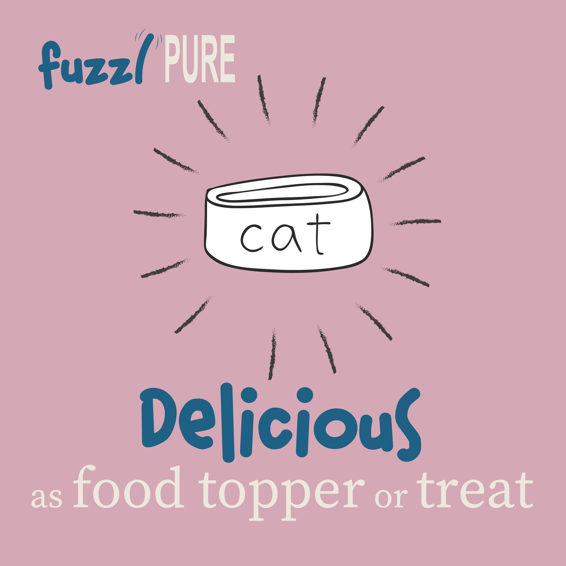Fuzzl PURE Freeze Dried Chicken Breast Cat Treats | 50g Pouch - Fuzzl Pet