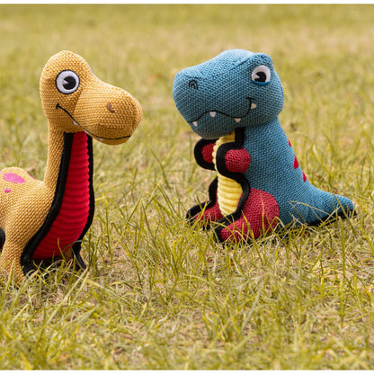 Fuzzl Rex the Dino Tough Soft Dog Toy