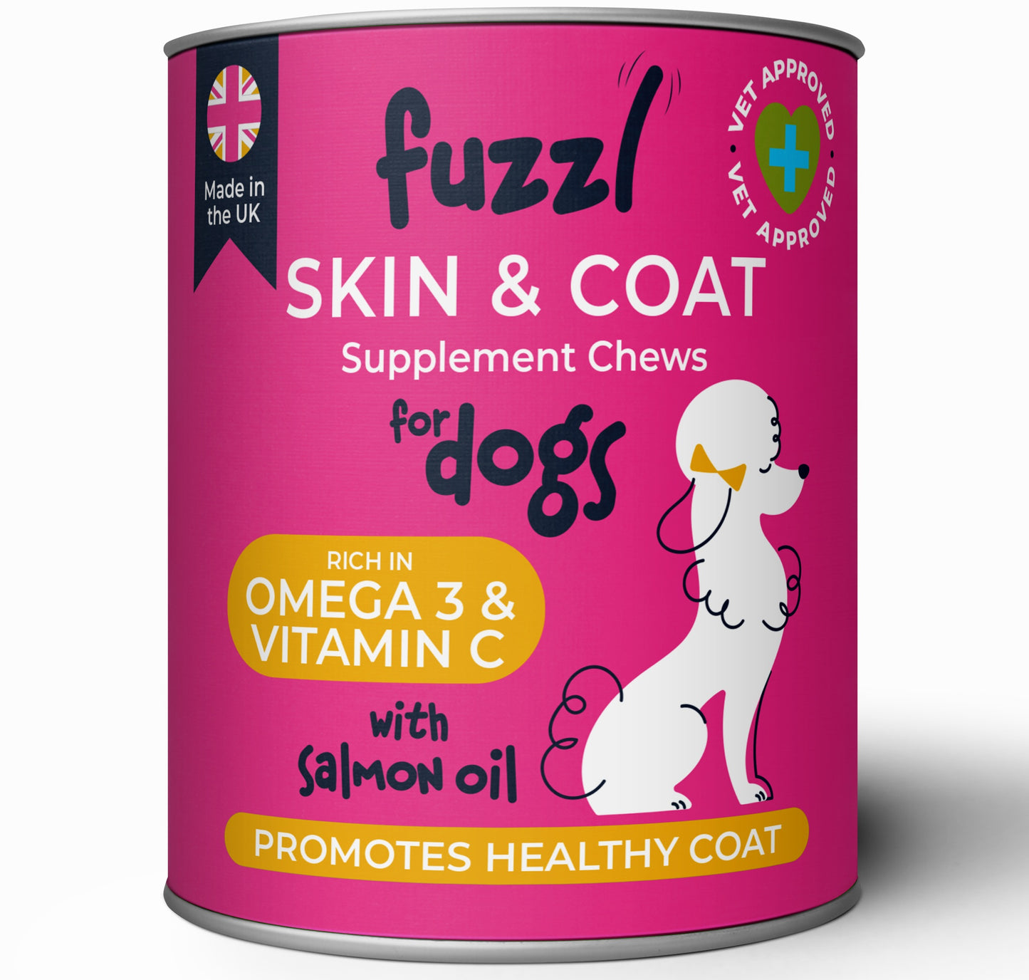 Fuzzl Itchy Skin & Coat Supplement Max Strength - 60 Chews