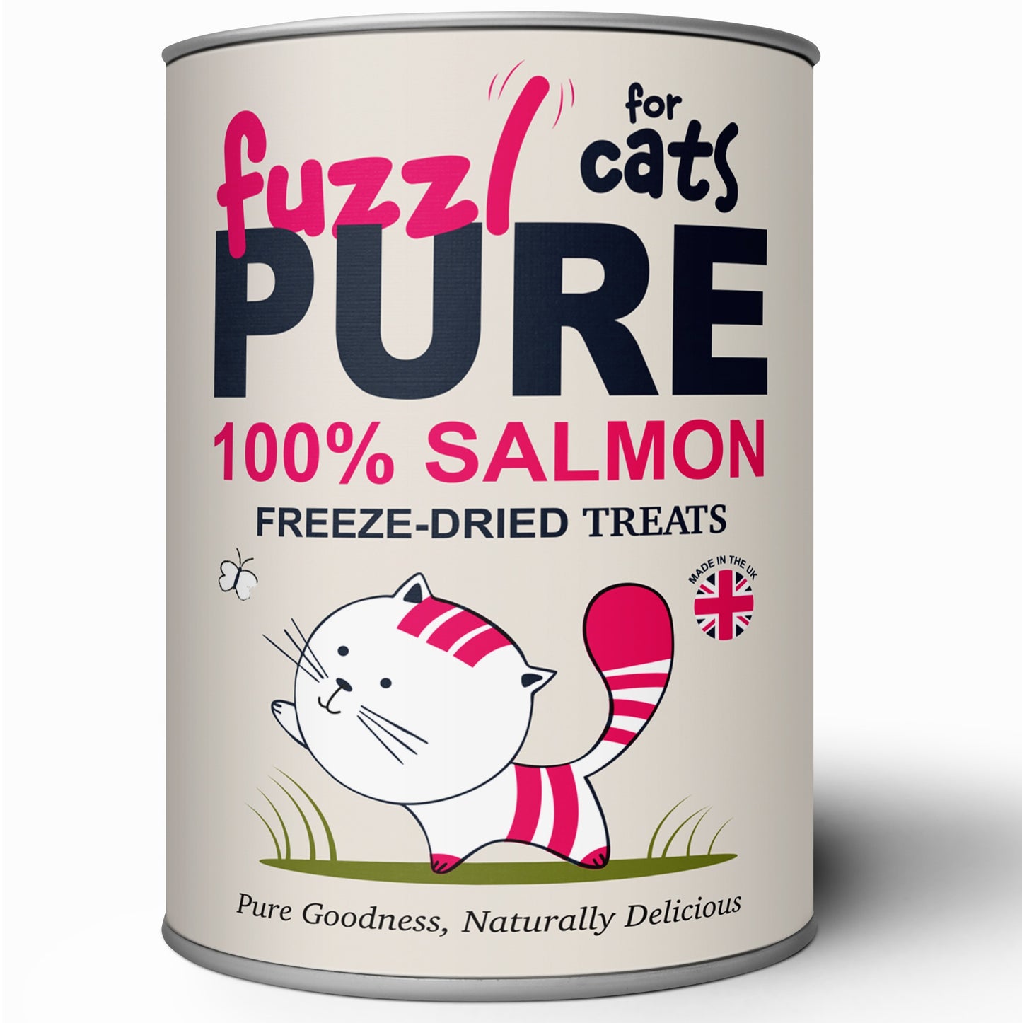 Fuzzl PURE Freeze Dried Salmon Cat 150g Tube - 150g Tube