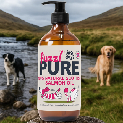 Fuzzl Scottish Salmon Oil for Dogs 500ml – Pure Cold Pressed