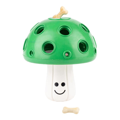 Fuzzl Eco Rubber Magic Shroom Treat Toy - Green