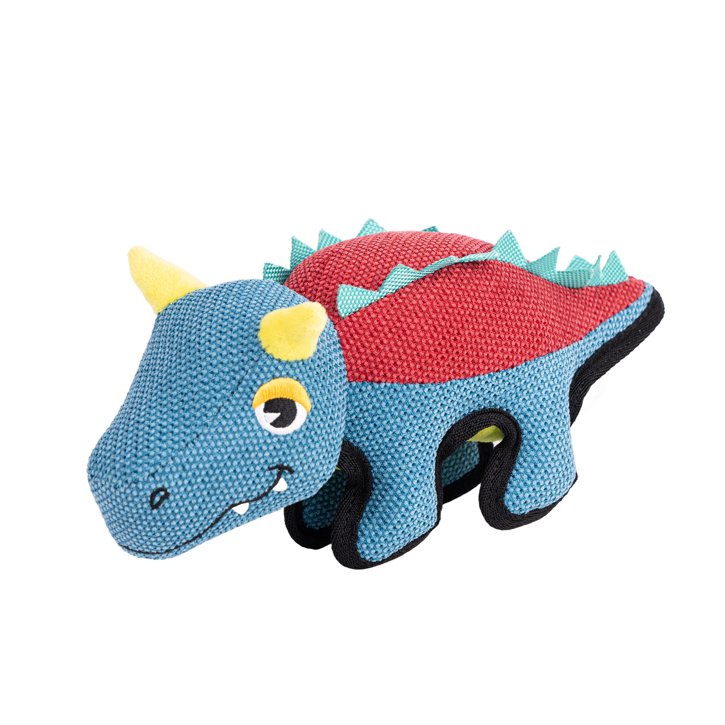 Fuzzl Spike the Dino Tough Soft Dog Toy