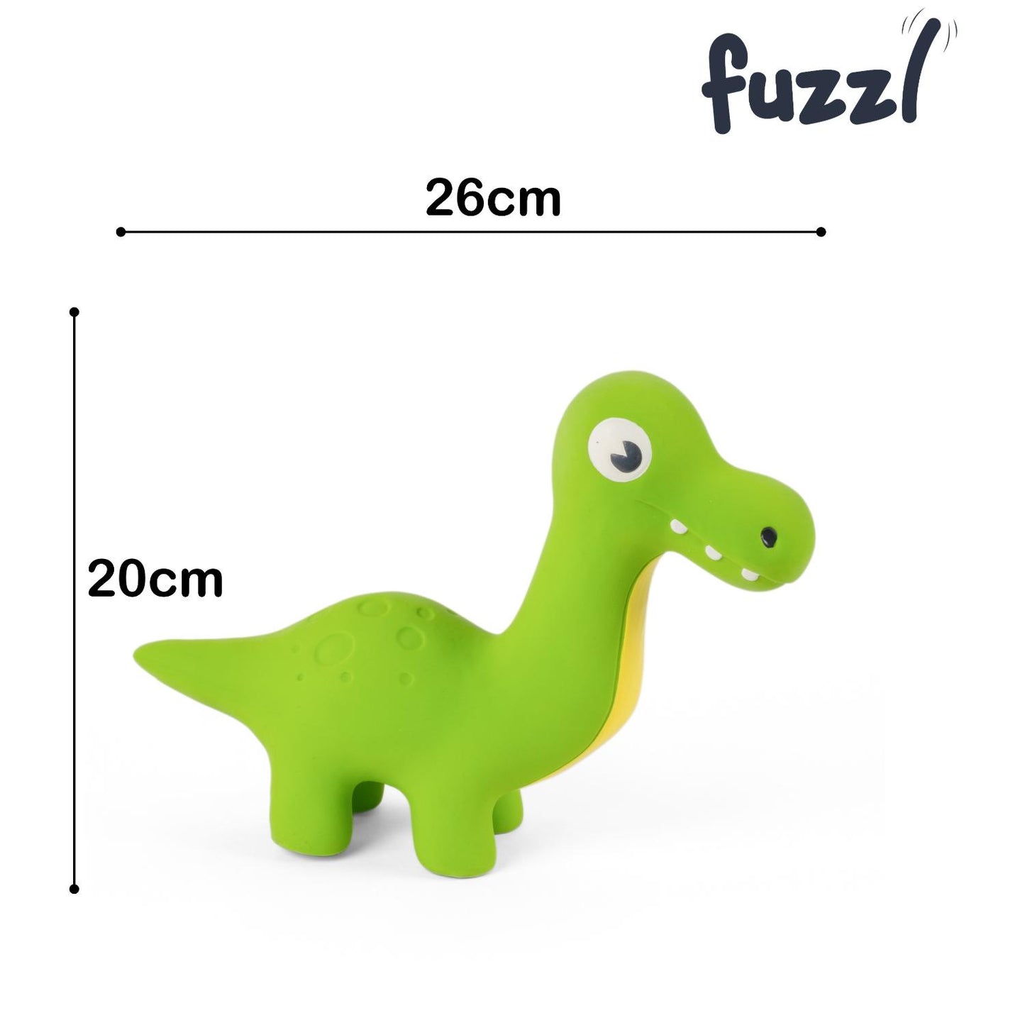 Fuzzl Rexy Dino Latex Soft Chew Toy