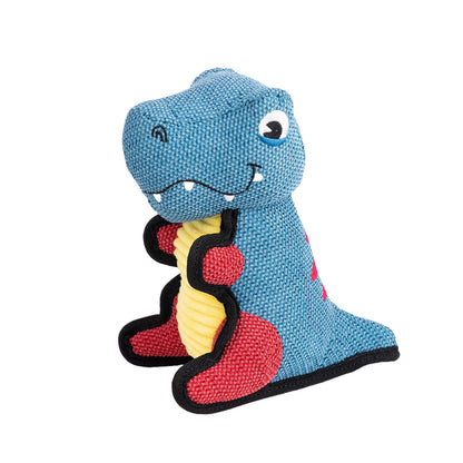 Fuzzl Rex the Dino Tough Soft Dog Toy