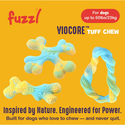 Fuzzl VIOCORE Tuff Chew Branch & Ring 2-Pack | Aggressive Chewer