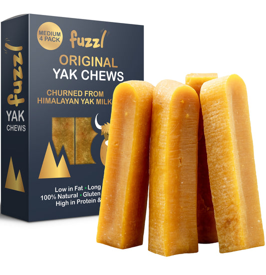 Fuzzl Gold Yak Cheese Himalayan Dog Chews in Box Original Box 4 - Fuzzl Pet