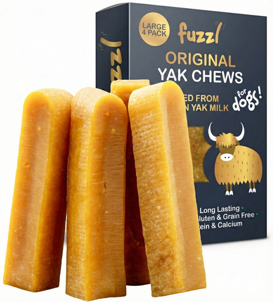 Fuzzl Gold Yak Cheese 454g | 4-Pack Original for Large Dogs