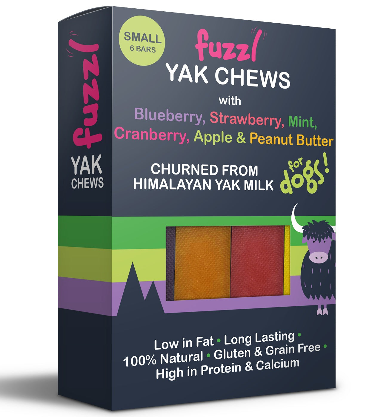 Fuzzl Yak Chews Small 6 Pack - Variety