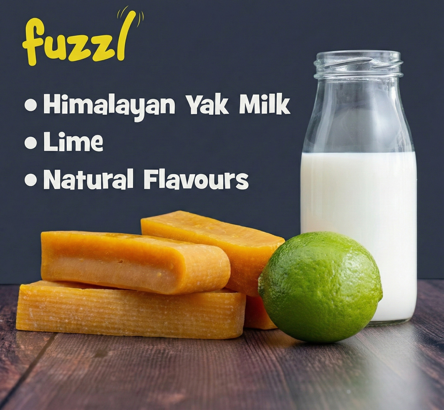 Fuzzl Yak Chews Strawberry Medium | 4 Bars - Fuzzl Pet