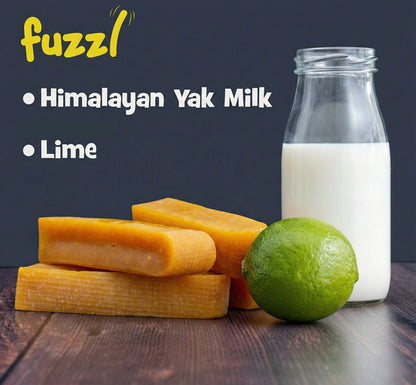 Fuzzl Himalayan Yak Chew Medium Slims | 5-Pack Natural Treats 35g