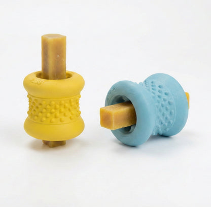 Fuzzl Yak Chew Holder Toy Blue | Durable Dog Treat Holder