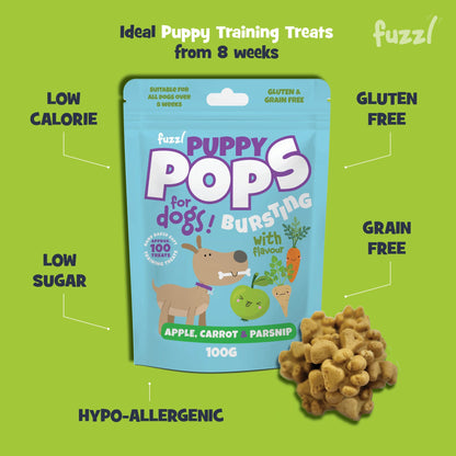 Fuzzl Puppy Pops - Varity Pack 2 x Beef & Sweet Potato, 2 x Chicken - Fuzzl Pet